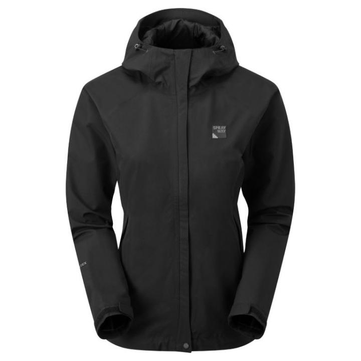 Fionn Hardshell Jas Dames Zwart 12