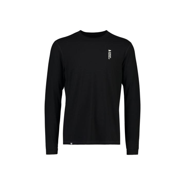 Cascade Merino Base Layer Longsleeve T-Shirt Heren Black L