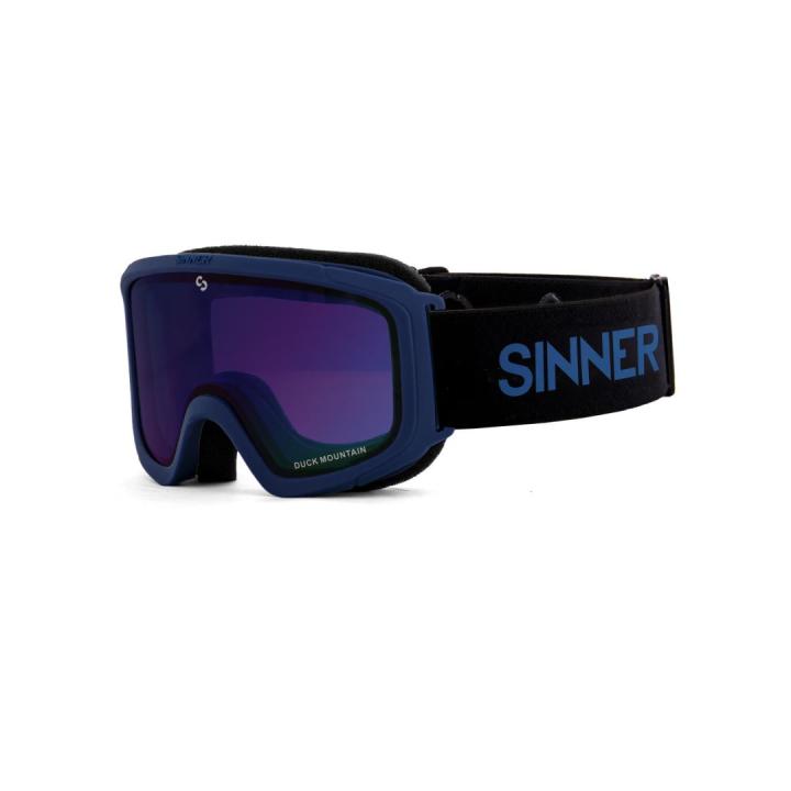 Duck Mountain Sneeuwbril Kinderen Matte Sea Blue One Size