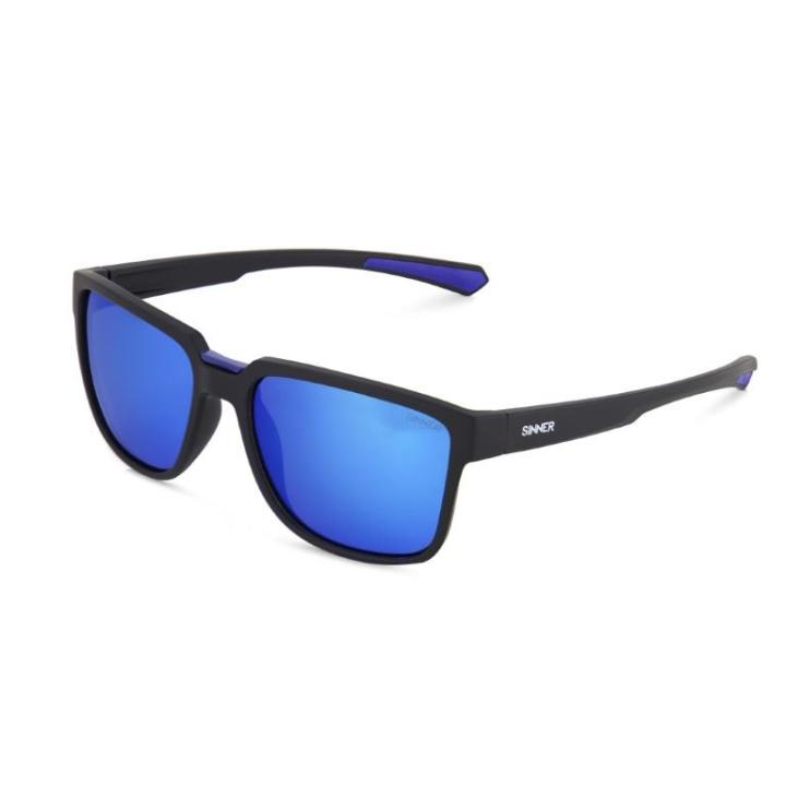 Knoll Zonnebril Matte Black/Blue Oil One Size
