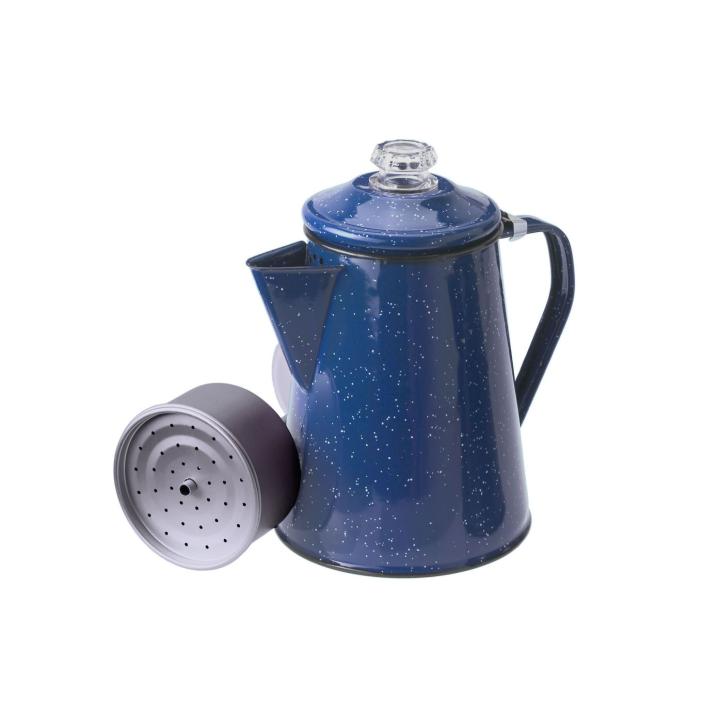 Pioneer Percolator - 8 Cup - Blue Koffiezetter
