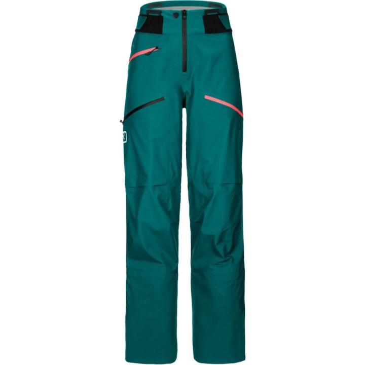 3L Deep Shell Dames Skibroek Pacific Green M