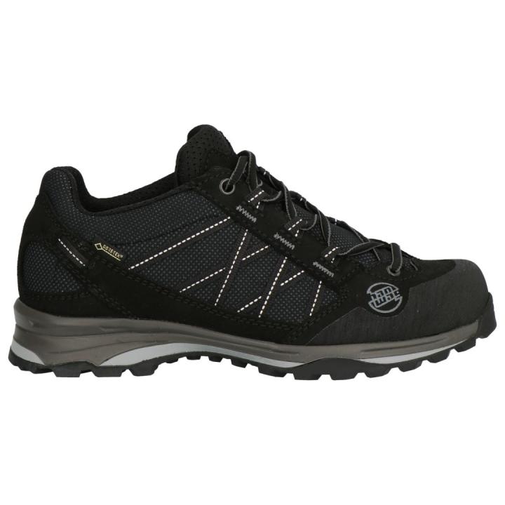 Belorado II Low Bunion Lady Gtx Dames Lage Wandelschoen Black/Black 7,5