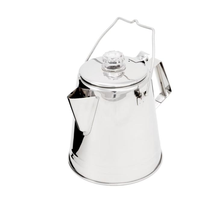 Glacier Stainless Percolator - 8 Cup Koffiezetter