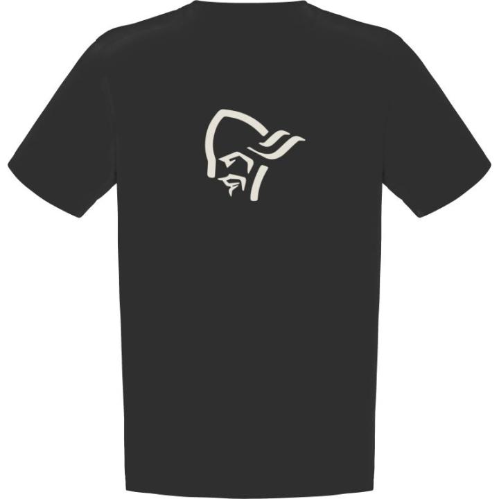 /29 Cotton VIking T-Shirt Heren Caviar / Snowdrop L