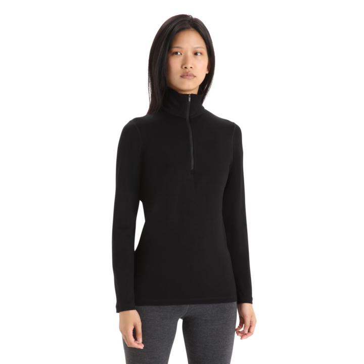 260 Tech LS Half Zip Thermoshirt Dames Black S