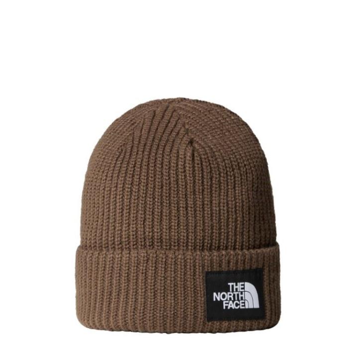 Salty Lined Beanie Muts Heren Smokey Brown One Size