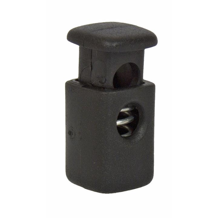 Cord Lock Black Rechthoekig (10 Stuks)