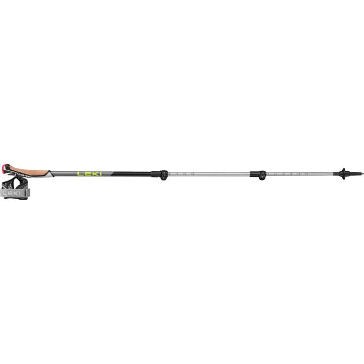 Traveller Alu Wandelstokken Black/Silver-Gray/Neon-Yellow