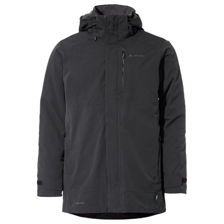 Idris Wool II Parka Jas Heren Black Uni L