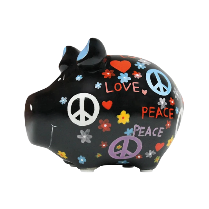 G wurm Spaarpot-spaarvarken Peace