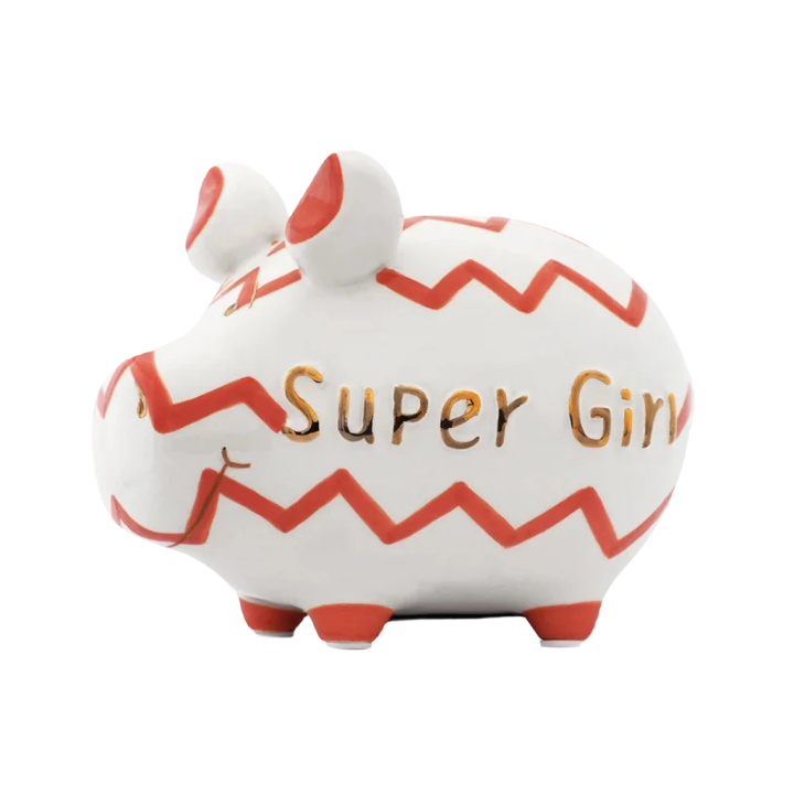 G Wurm Spaarpot-Spaarvarken Super girl