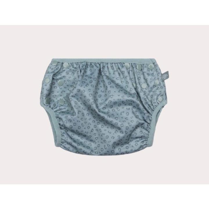 Swim Essentials Zwemluier Wasbaar Groen Panterprint 0-3 jaar