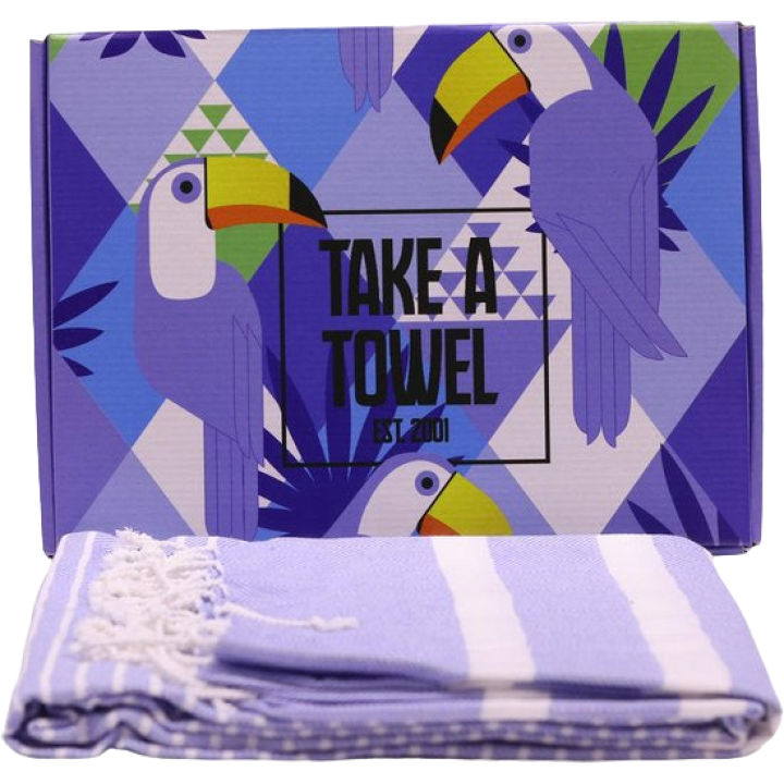Hamamdoek - Take A Towel - fouta - 90x170 cm - 100% katoen - pestemal - TAT 4A-4