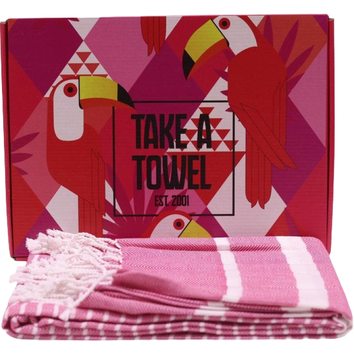 Hamamdoek - Take A Towel - fouta - 90x170 cm - 100% katoen - pestemal - TAT 4A-5