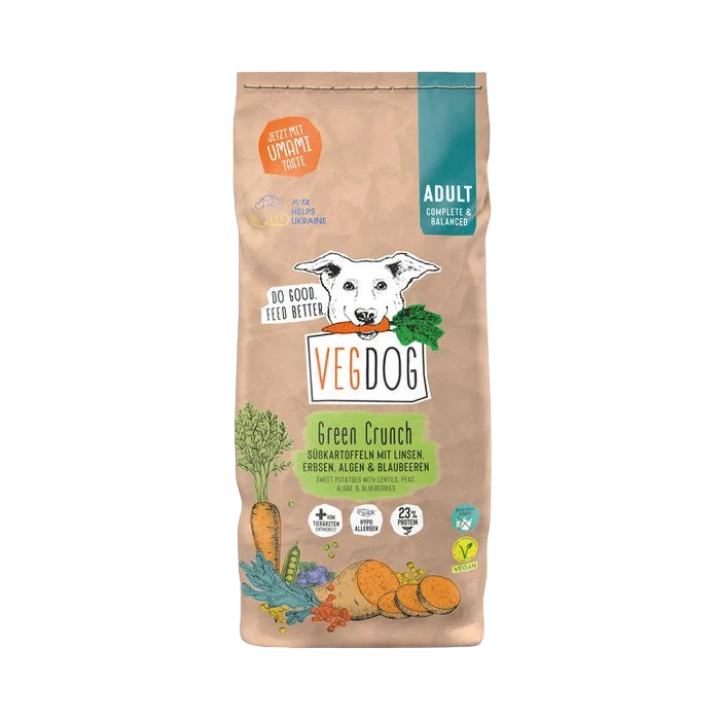 Vegdog Hondenvoer Green Crunch 2 kg