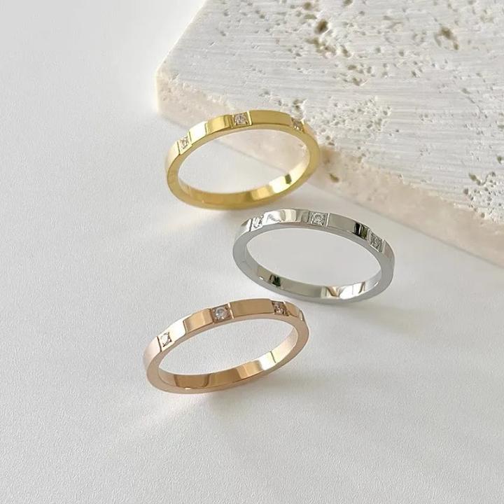Crystal Love Ring - 6 - Silver
