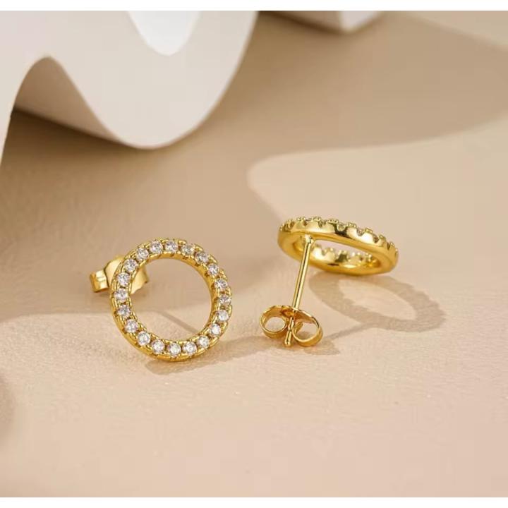 Golden Infinite Earrings