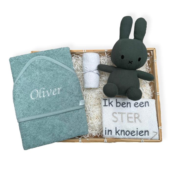 Kraammand Nijntje I Groen & Wit