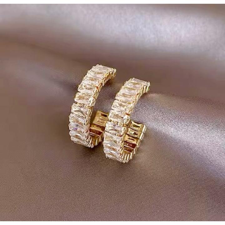 Party Glam Hoop Earrings