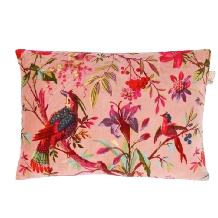 Sierkussen Paradise licht roze incl. vulling 50cm x 35cm
