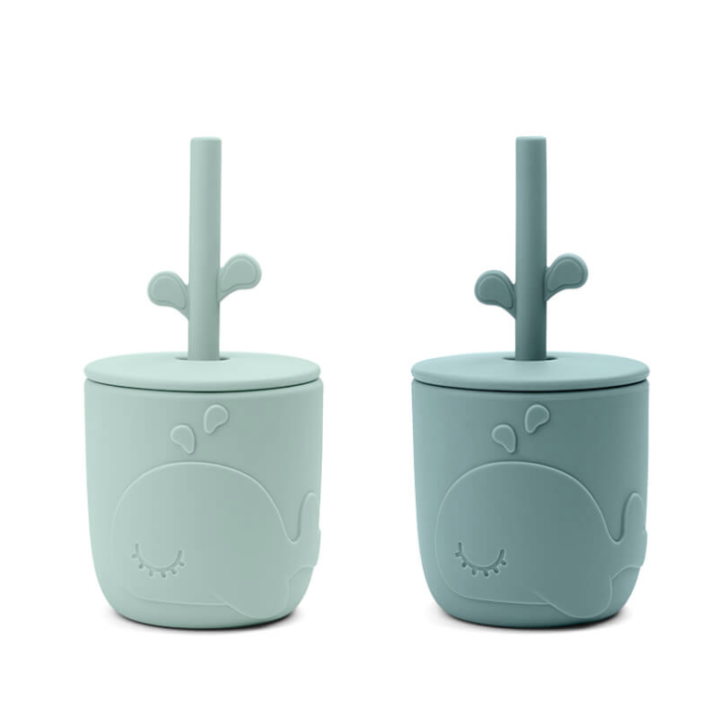 Peekaboo rietjes bekers - Blue | Done by Deer