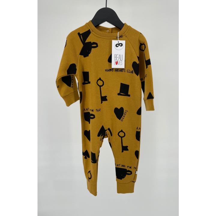 Jumpsuit Oker Geel Maat 62 / 68