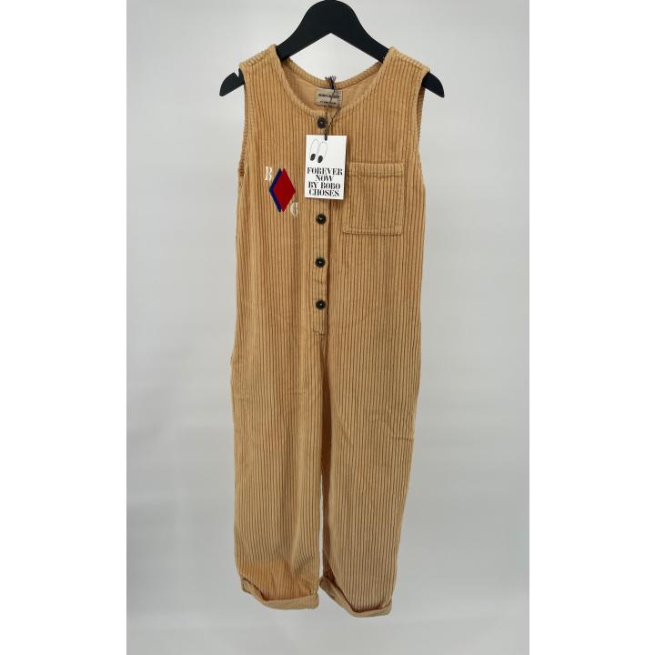 Tuinbroek Geel Beige Maat 116 / 122 NIEUW