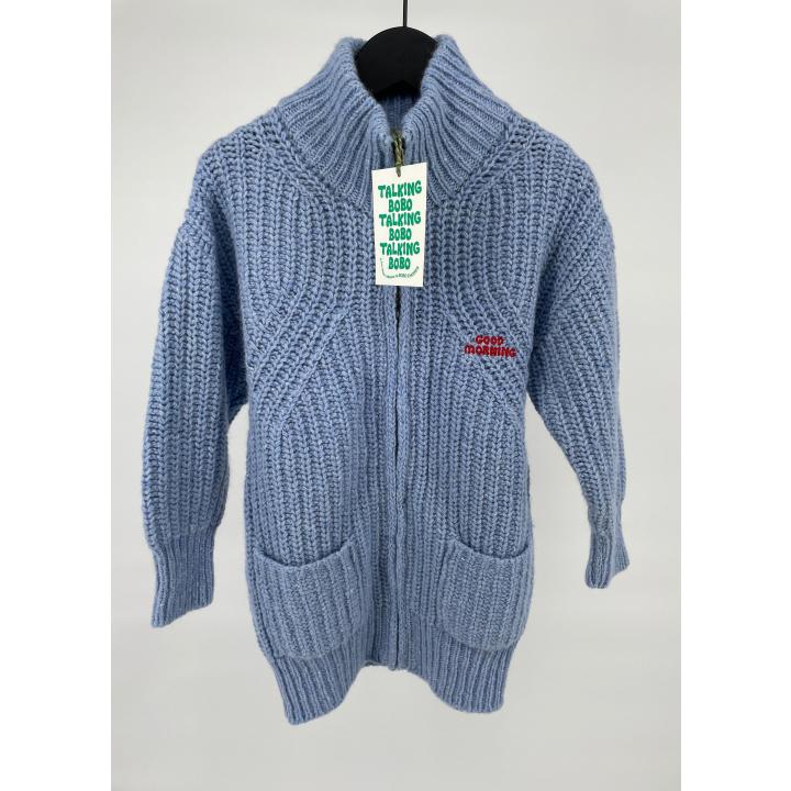 Vest Lichtblauw Wol Maat 116 / 122 NIEUW