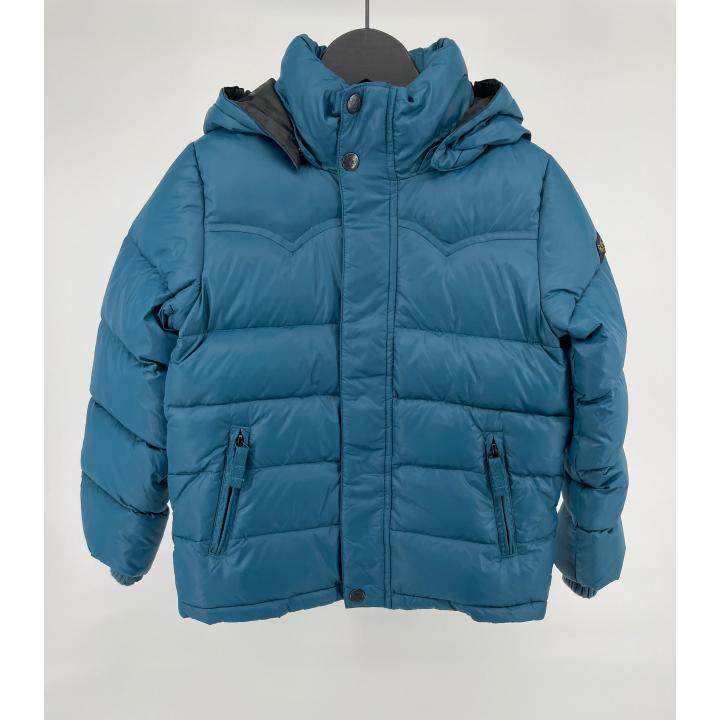 Winterjas Petrol Blauw Dons Maat 122