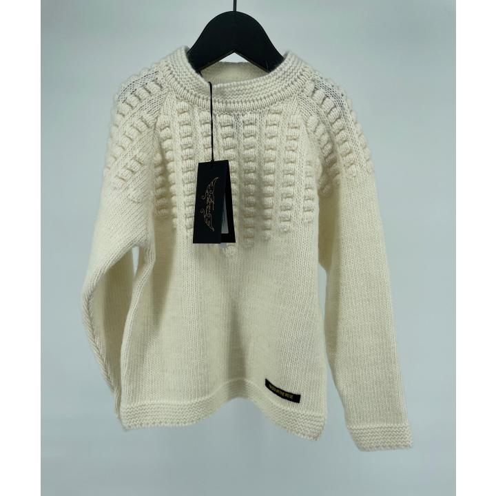 Trui Beige Wol Maat 110