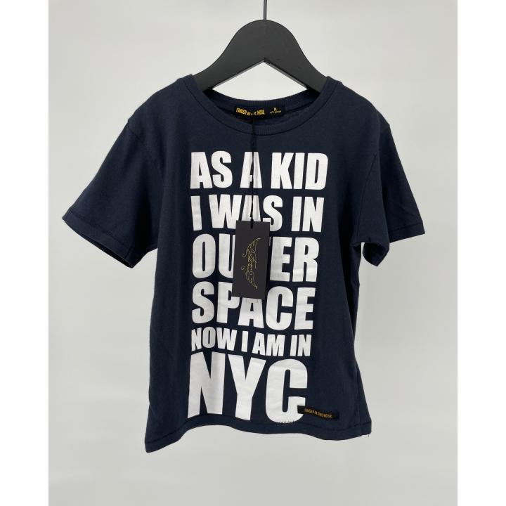 T-shirt Donkerblauw Tekst NYC Maat 110