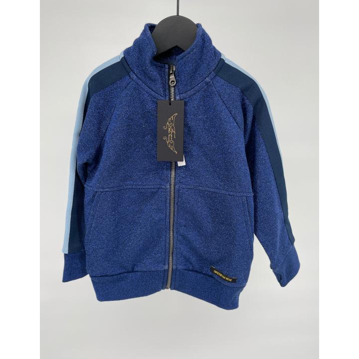 Vest Blauw Glitter Maat 92