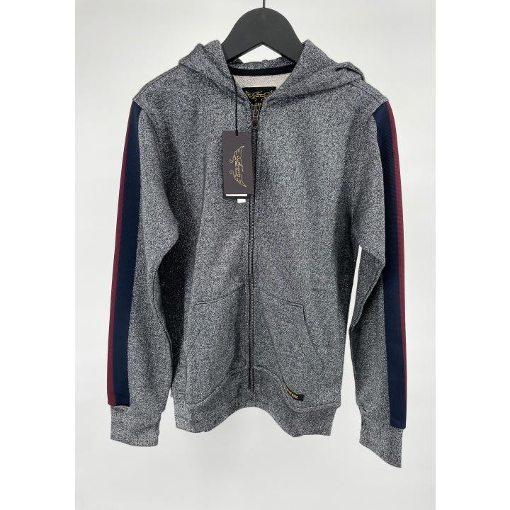 Vest Capuchon Grijs Glitter Maat 146