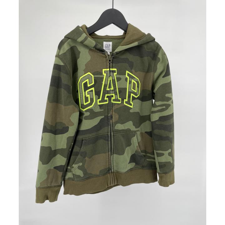Vest Capuchon Groen Camouflage Maat 140 / 146