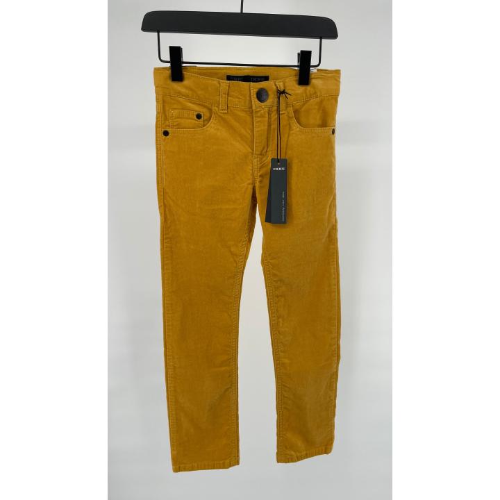 Broek Velours Geel Slim Fit Maat 122