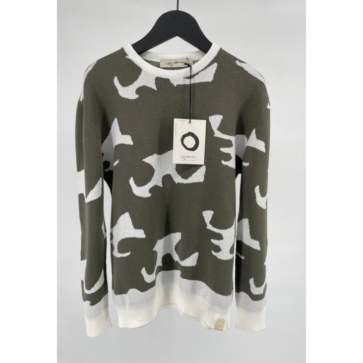 Trui Gebreid Camouflage Print Maat 146 / 152