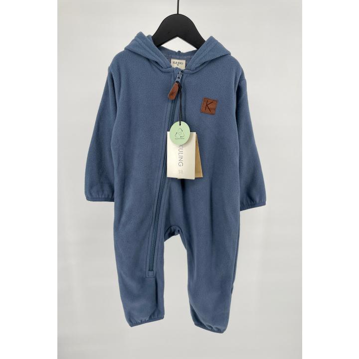One Piece Blauw Fleece Maat 80