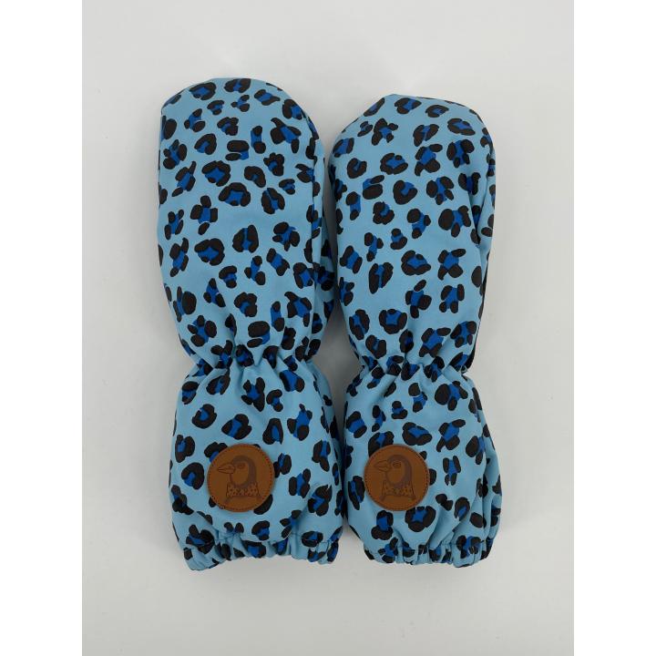 Handschoenen Blauw Luipaard Maat 8 - 11 Jaar
