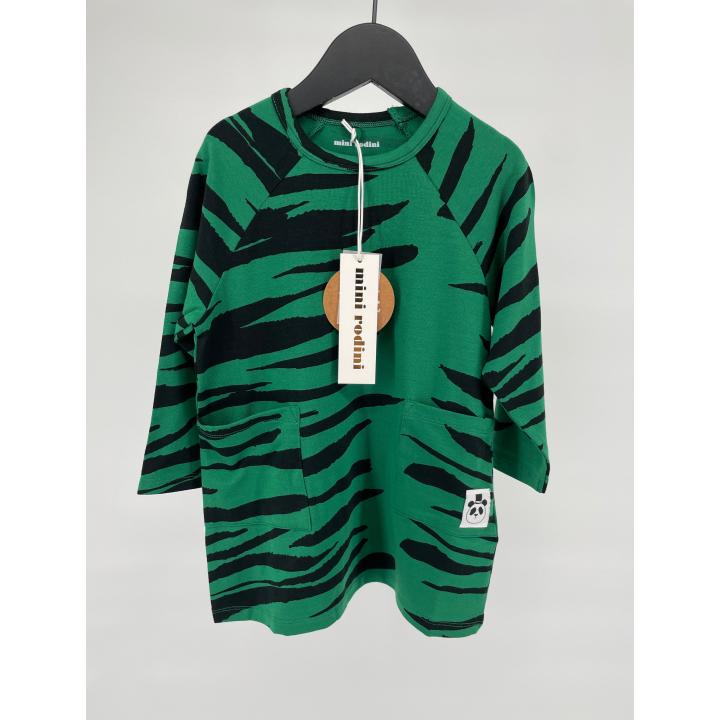 Jurk Groen Tijger Maat 80 / 86
