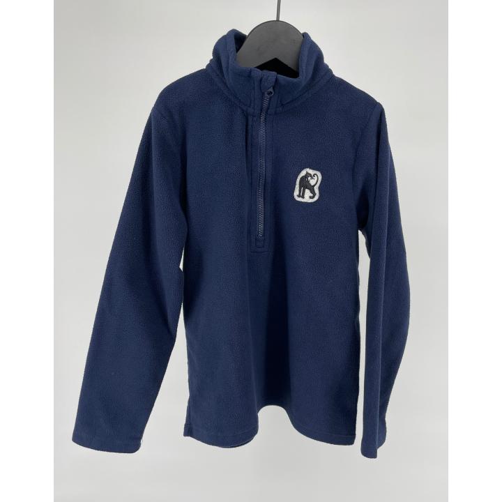 Longsleeve Donkerblauw Fleece Maat 116 / 122