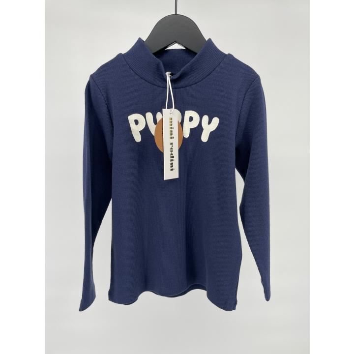 Longsleeve Donkerblauw Puppy - 104 / 110 - Nieuw