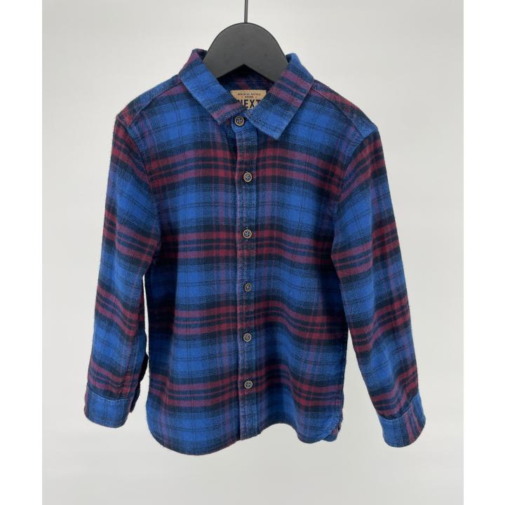Overhemd Blauw Geruit Maat 98