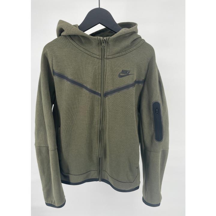 Tech Fleece Vest Capuchon Groen Maat 140 / 146