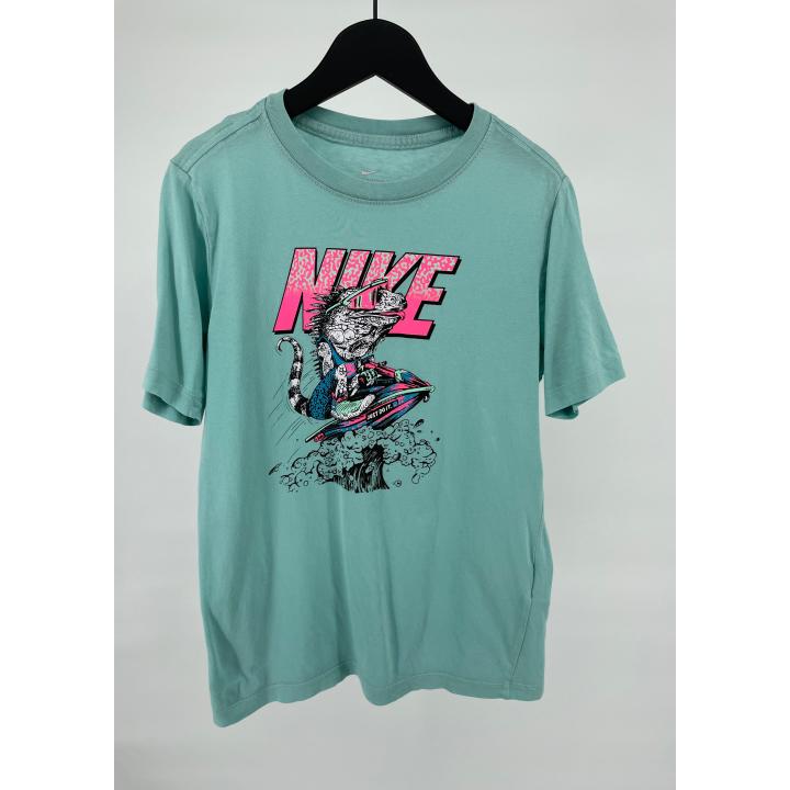 T-shirt Groen Tropical Twist Print Jetski Maat 146 / 152