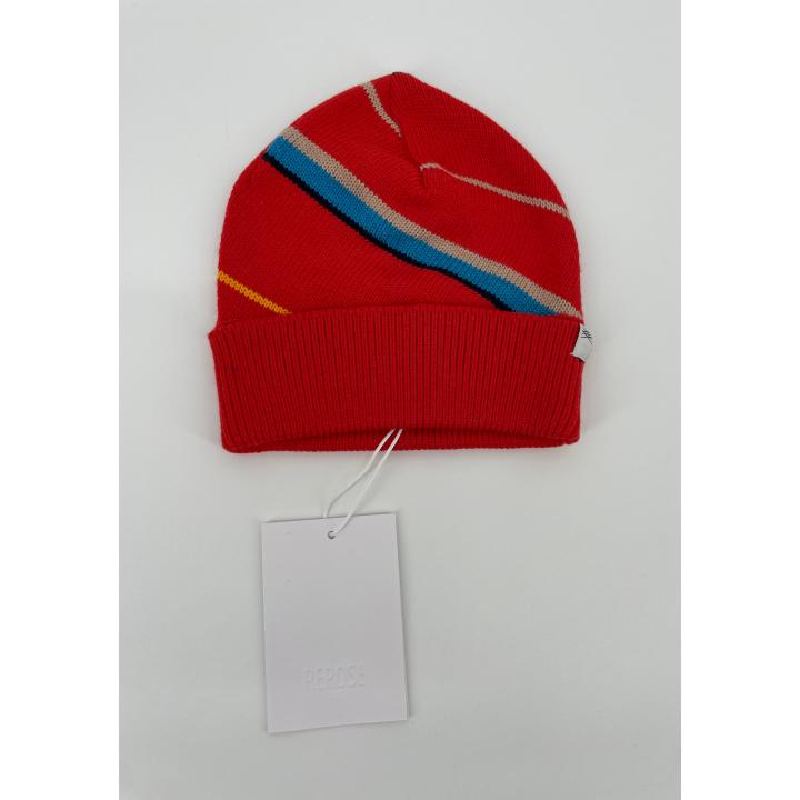 Muts Rood met Strepen - 128 - Nieuw