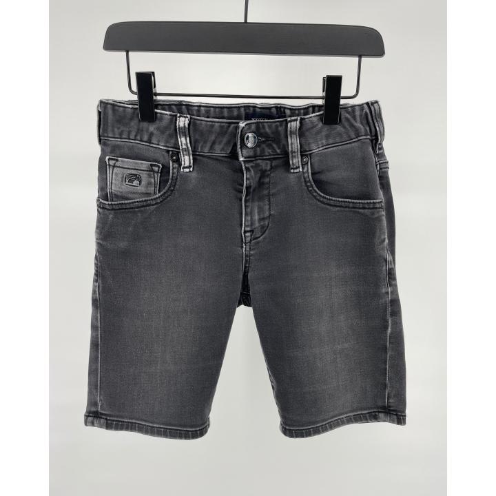 Korte Broek Donkergrijs Denim Maat 140