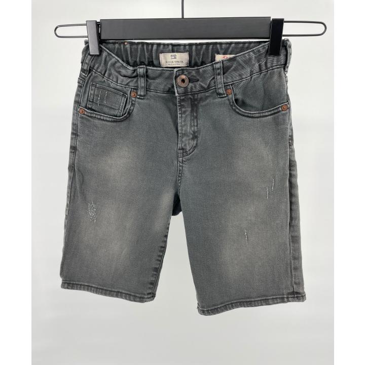 Korte Broek Grijs Denim Maat 140