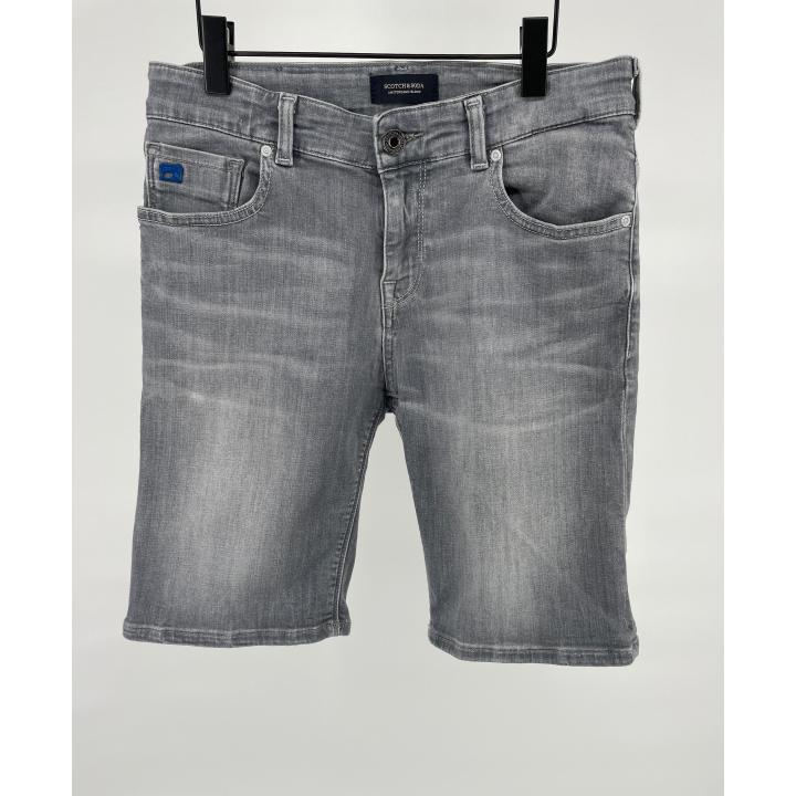 Korte Broek Grijs Denim Maat 152