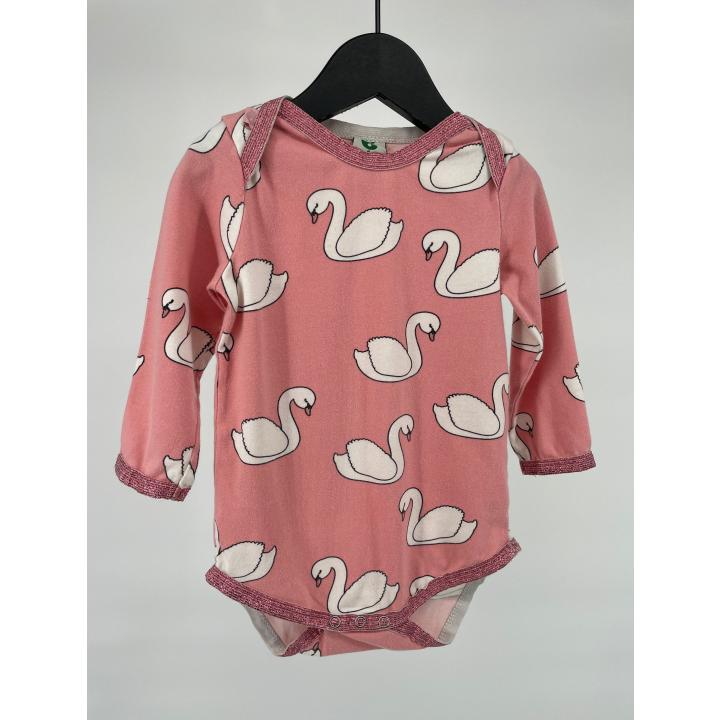 Romper Roze Zwanen Maat 74